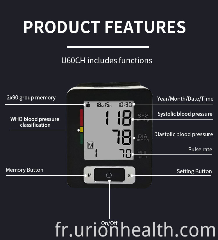 FDA Approved Digital Blood Pressure Monitor